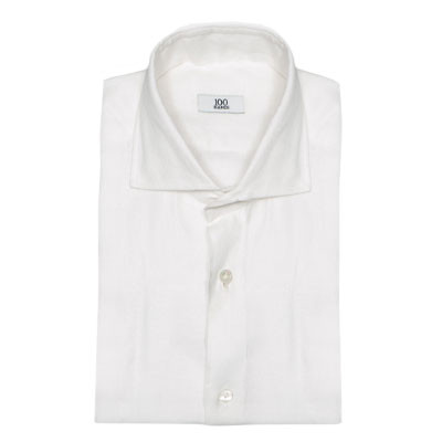100Hands Shirt Oxford Linen White