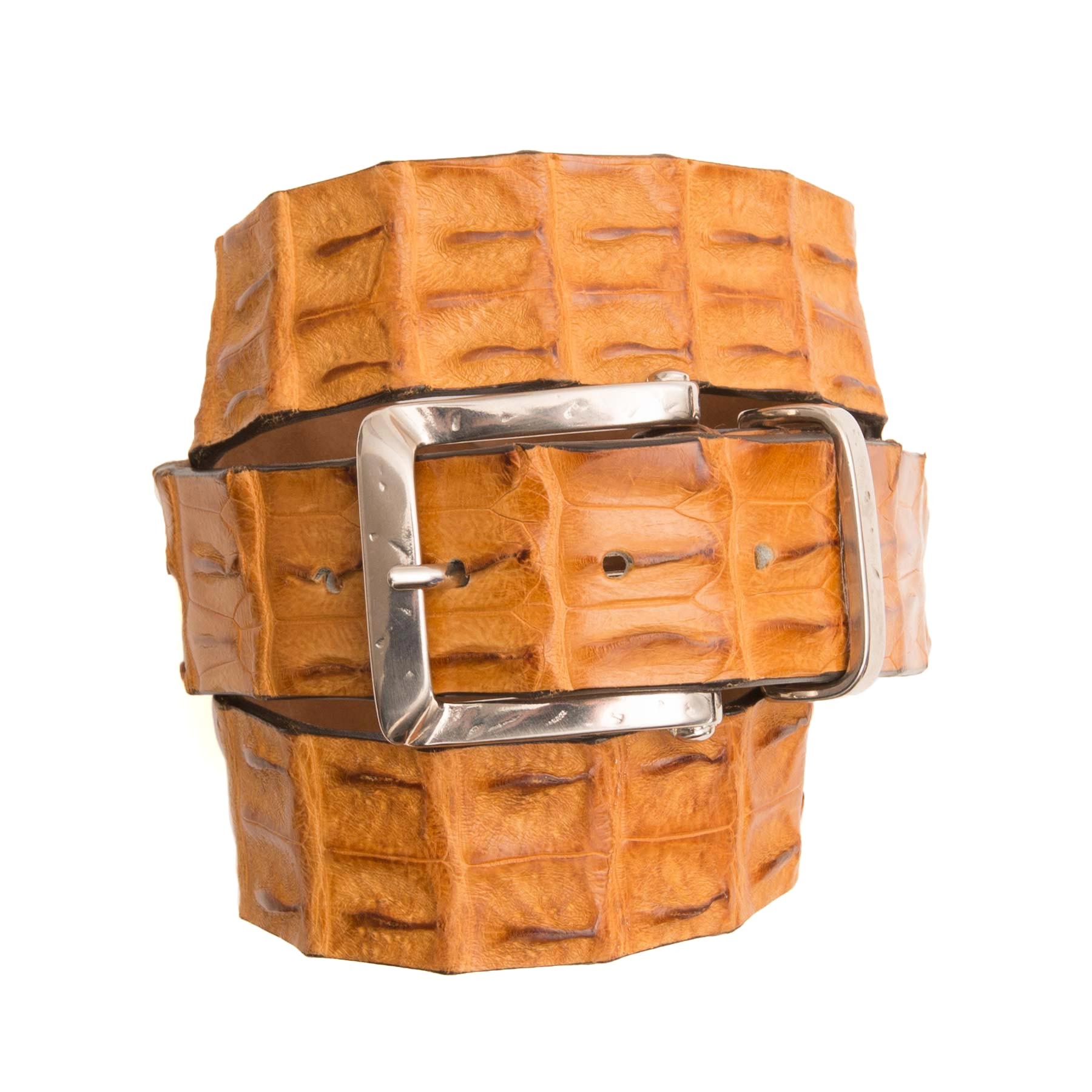 d'Amico Croco Belt Cognac d'Amico Croco Belt Cognac