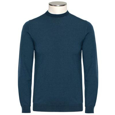 Zanone Crewneck FlexWool Petrol
