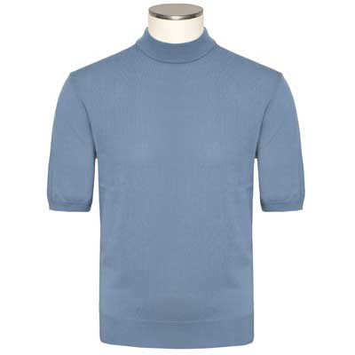 Zanone Crewneck Short Lavendel