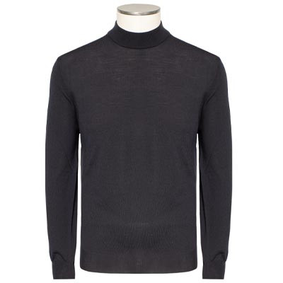 Zanone Turtleneck Flexwool Navy