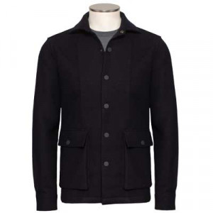 100Hands Shirt-Jacket Flannel Navy