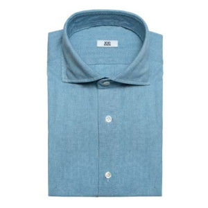 100Hands Chambray Shirt 'Selvedge' Light Blue