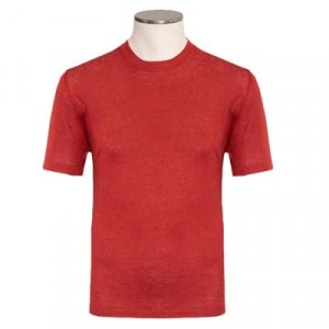 Altea T-shirt Linen Coral Red