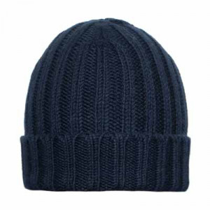 Aspesi Virgin Wool Beanie Blue