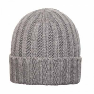 Aspesi Beanie Virgin Wool Grey