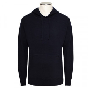 Aspesi Hoodie Wool Dark Blue