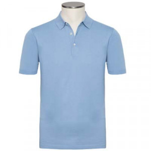 Aspesi Polo Short Sleeves Lavender