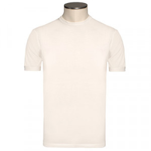 Aspesi Crewneck Short Sleeve White