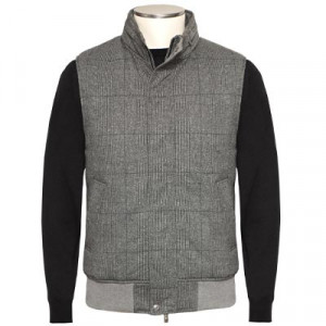 Capobianco Bodywarmer Prince-de-Galles Grey