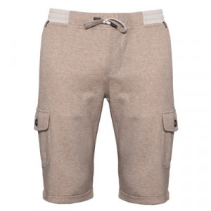 Capobianco Cargo Jogger Shorts Beige