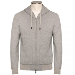 Capobianco Cardigan Wool-Cotton Grey