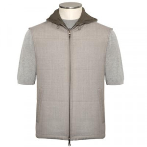 Cristiano Barbieri Reversible Gilet Grey
