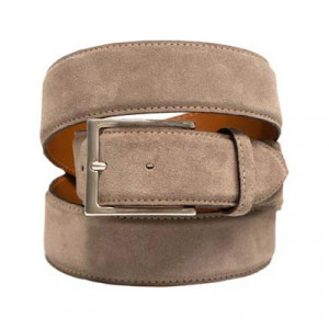 Andrea d'Amico Suede Belt Taupe