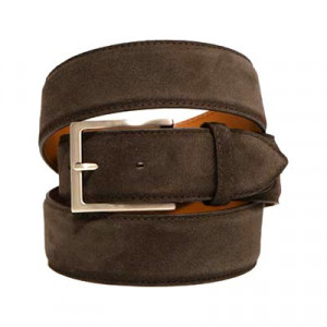 Andrea d'Amico Suede Belt Brown