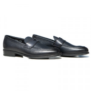 Doucals Penny Loafer Blue-Black