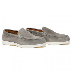 Doucals Loafer Suede Light Grey