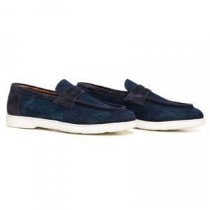 Doucals Loafers Denim Blue