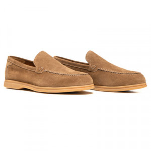 Doucals Loafers Suede Taupe