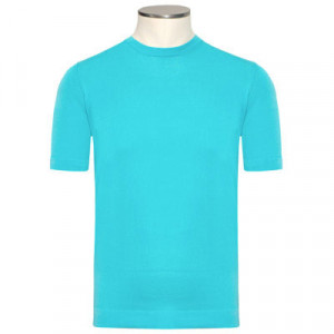 Drumohr Crewneck '30-Gauge' Aqua