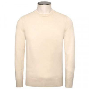 Drumohr Crewneck Cashmere Off-White