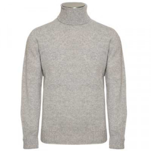 Drumohr Roll Neck 'Dolce Vita' Light Grey