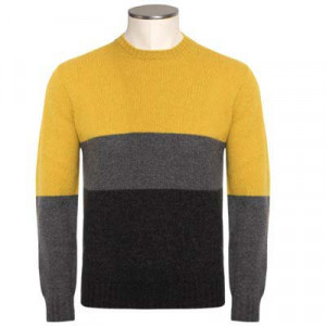 Drumohr Cashmere Crewneck Ochre