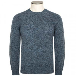 Drumohr Crewneck Lambswool Blue