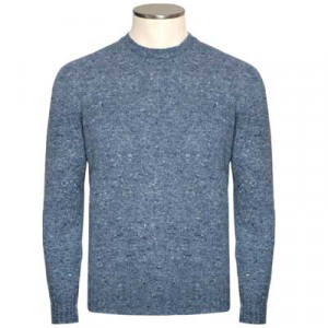 Drumohr Donegal Crewneck Blue