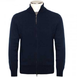 Drumohr Cashmere Cardigan Navy