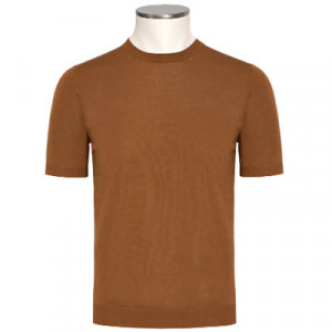 Drumohr Crewneck '30-Gauge' Caramel