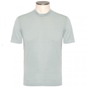Drumohr Crewneck '30-Gauge' Aqua