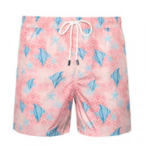 Fedeli Swim Trunk Fish Pink