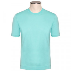 Fedeli T-shirt "Giza" Cotton Aqua