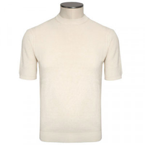 Filippo de Laurentiis Crewneck Cotton Fantasy Off-White