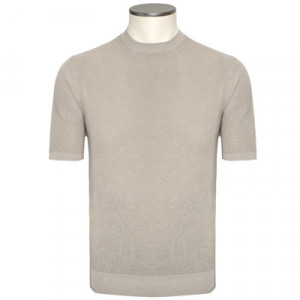 Filippo de Laurentiis Crewneck Cotton Fantasy Sand