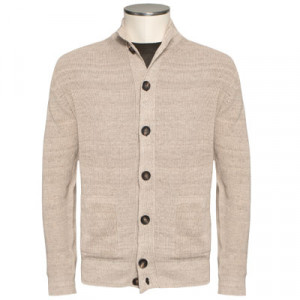 Filippo de Laurentiis Cardigan Linen-Cotton Beige