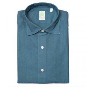 Finamore Shirt Denim Washed Blue