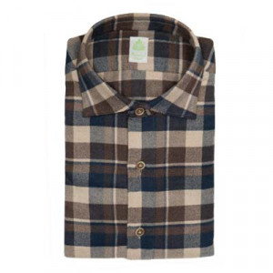 Finamore Flannel Shirt Check