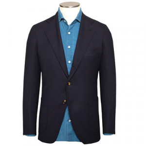 Gabo Napoli Jacket Wool-Stretch Navy