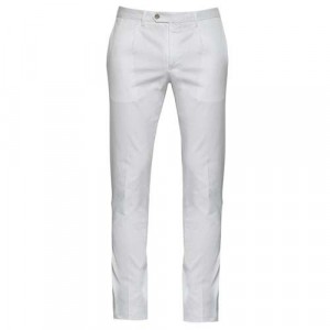 Germano Trousers Cotton "Cannettè" White 