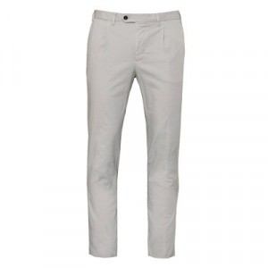 Germano Cotton Trousers Waffle Grey
