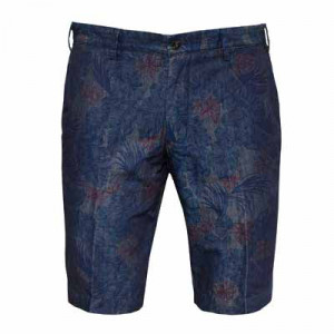 Germano Bermuda Denim Floral