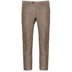 Germano Trousers Linen Brown