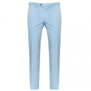 Germano Trousers Cotton Light-Blue