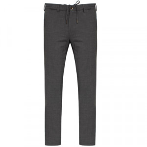 Germano Trousers Wool-Strech Grey