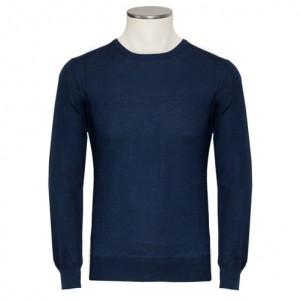 Gran Sasso Crewneck Wool Blue