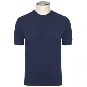 Gran Sasso Crewneck Terry Blue