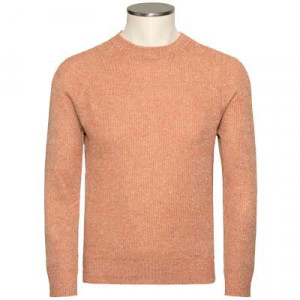 Gran Sasso Crewneck Linen-Cotton Coral