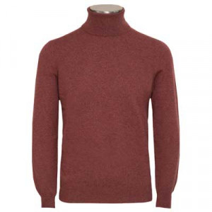 Gran Sasso Roll-Neck Coral Red